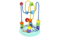 TOOKY TOY Medinis mokomasis motorizuotas kilpų labirintas su pertraukomis