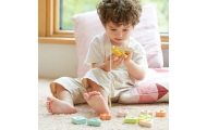 Mediniai susipynę raktų ir durų blokeliai CLASSIC WORLD MONTESSORI 11 el.-Žaislai, Kūdikiams, Mediniai, Žaislai mažyliams (iki 4