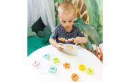 Mediniai susipynę raktų ir durų blokeliai CLASSIC WORLD MONTESSORI 11 el.-Žaislai, Kūdikiams, Mediniai, Žaislai mažyliams (iki 4