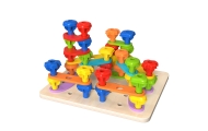 Daugiafunkcinė spalvota prisukama lenta TOOKY TOY, skirta mokytis formų-Žaislai, Kūdikiams, Žaislai mažyliams (iki 4 m.