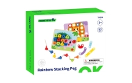Daugiafunkcinė spalvota prisukama lenta TOOKY TOY, skirta mokytis formų-Žaislai, Kūdikiams, Žaislai mažyliams (iki 4 m.