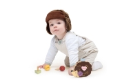 VIGA PolarB Wooden Construction Toy Hedgehog with Montessori Screws