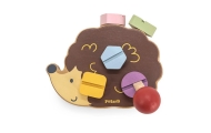 VIGA PolarB Wooden Construction Toy Hedgehog with Montessori Screws