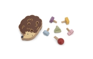 VIGA PolarB Wooden Construction Toy Hedgehog with Montessori Screws