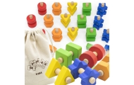 VIGA Nuts and Bolts Match and Twist Skill Toy					