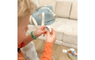TOOKY TOY Kosmiczny Śpiący Księżyc Balansująca Układanka Drewniana Nawlekanka Montessori Kosmos					