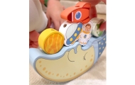 TOOKY TOY Kosmiczny Śpiący Księżyc Balansująca Układanka Drewniana Nawlekanka Montessori Kosmos					