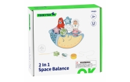 TOOKY TOY Kosmiczny Śpiący Księżyc Balansująca Układanka Drewniana Nawlekanka Montessori Kosmos					