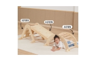VIGA Wooden Slide Straight Climbing Wall