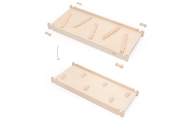 VIGA Wooden Slide Straight Climbing Wall