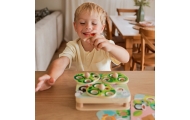 Medinis magnetinis žaidimas Paukštis ir kirminai TOOKY TOY