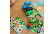Medinis magnetinis žaidimas Paukštis ir kirminai TOOKY TOY
