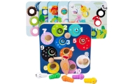 Medinis magnetinis žaidimas Paukštis ir kirminai TOOKY TOY