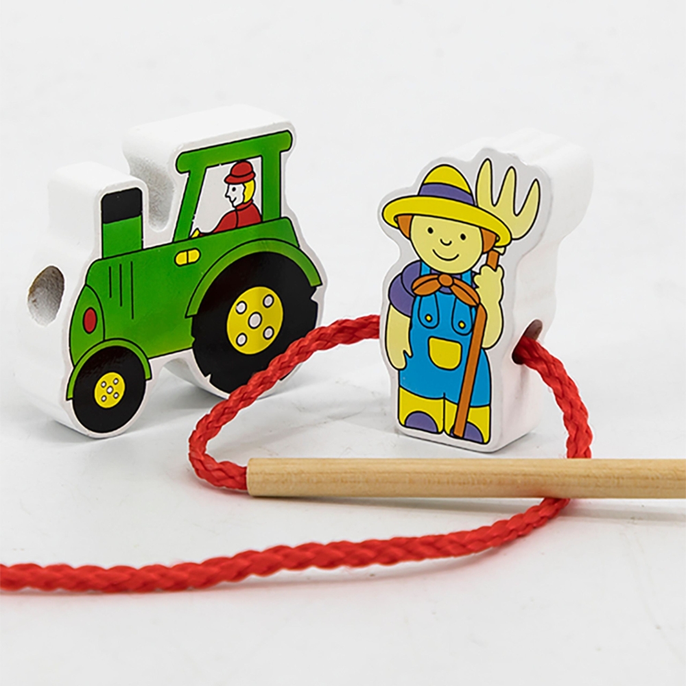 Mediniai sriegimo ūkio blokai VIGA Montessori-Žaislai, Kūdikiams, Žaislai mažyliams (iki 4 m.