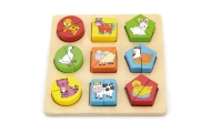 VIGA Educational Wooden Animal Puzzles
