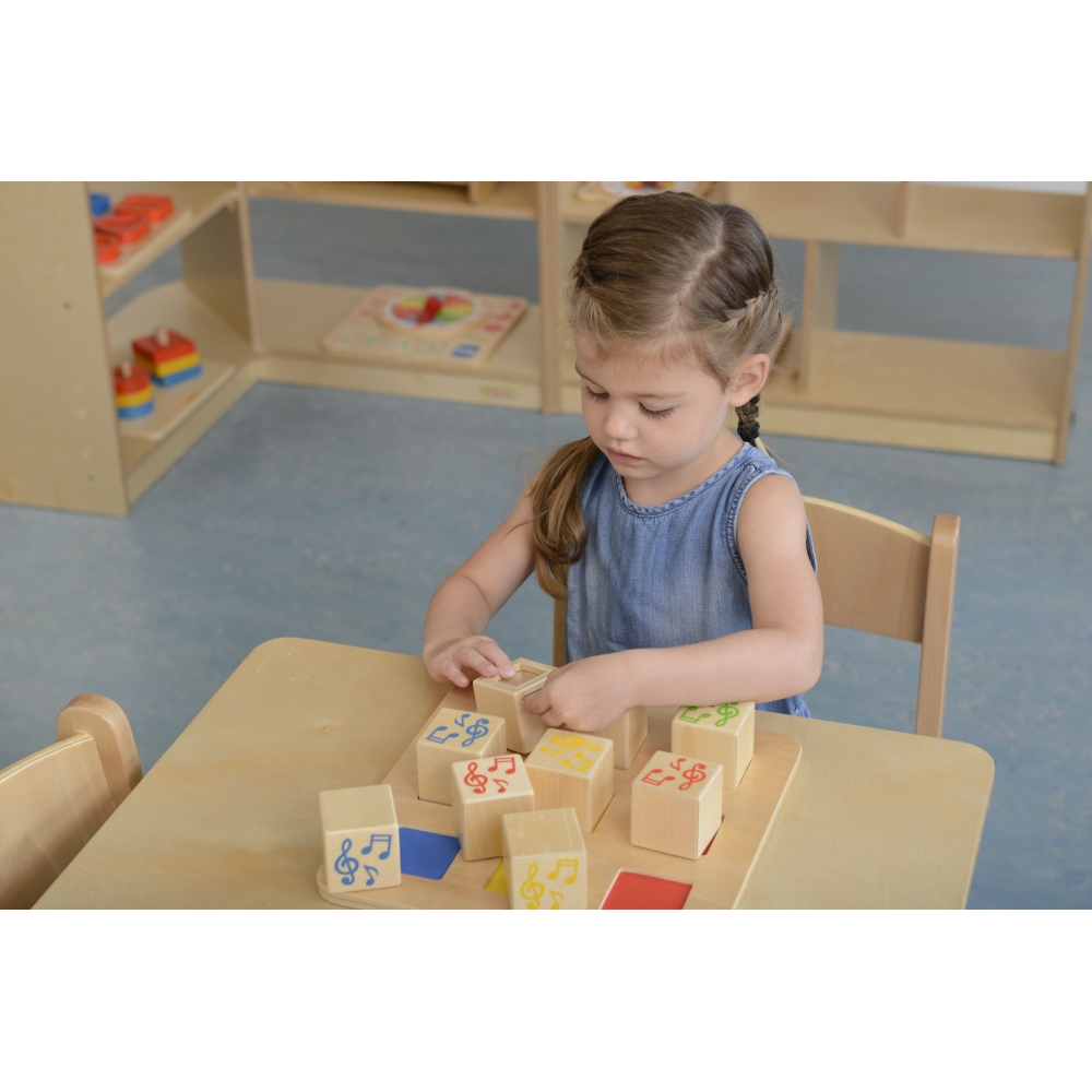 MASTERKIDZ Drewniany Sorter Sensoryczny Łączenie Dźwięków Montessori