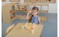 MASTERKIDZ Drewniany Sorter Sensoryczny Łączenie Dźwięków Montessori