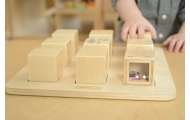 Medinis sensorinis rūšiuoklis MASTERKIDZ Connecting Sounds Montessori-Žaislai, Lavinamieji žaislai, Veiklos centrai-e-vaikas