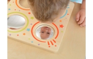 MASTERKIDZ Montessori Sensory Mirror Board and Curved Lenses