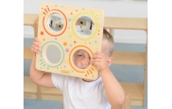MASTERKIDZ Montessori Sensory Mirror Board and Curved Lenses