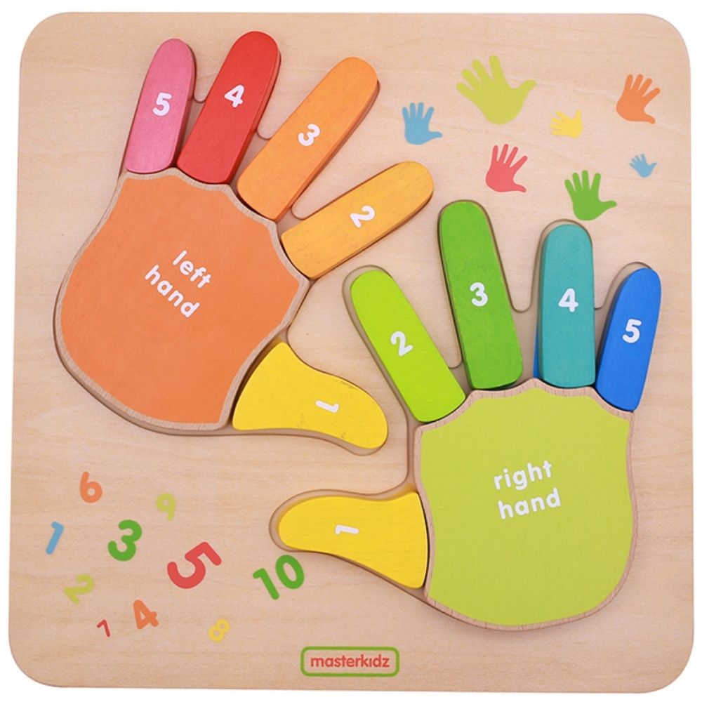 MASTERKIDZ edukacinė medinė skaičiavimo lenta Fingerboard