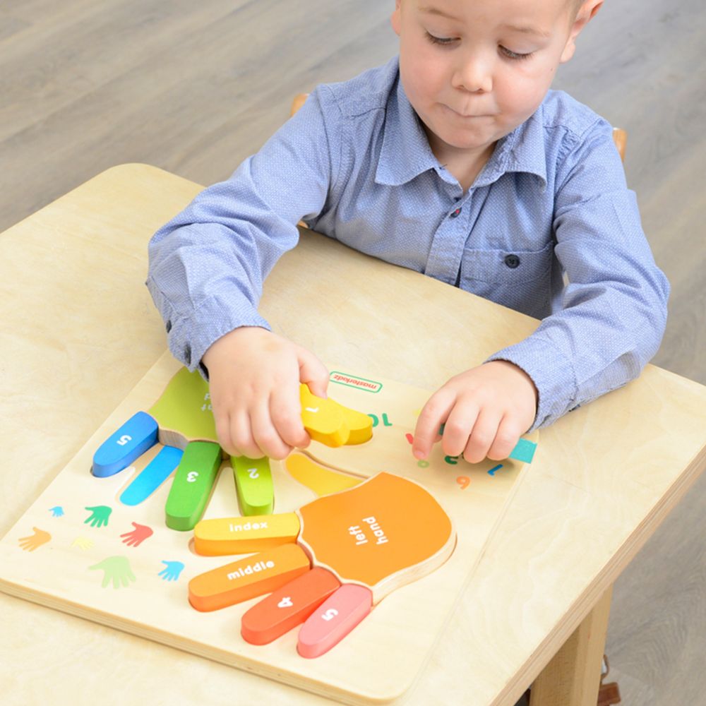 MASTERKIDZ edukacinė medinė skaičiavimo lenta Fingerboard