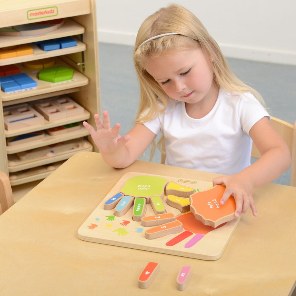 MASTERKIDZ edukacinė medinė skaičiavimo lenta Fingerboard
