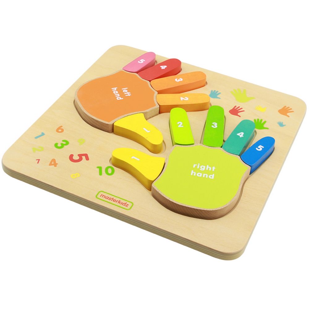 MASTERKIDZ edukacinė medinė skaičiavimo lenta Fingerboard