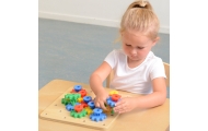MASTERKIDZ Koła Zębate Zbuduj Własny Mechanizm Tablica Montessori