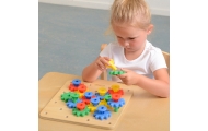 MASTERKIDZ Koła Zębate Zbuduj Własny Mechanizm Tablica Montessori