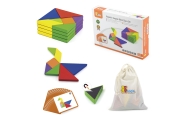 Medinis loginis žaidimas-dėlionė VIGA Tangram su FSC sertifikatu-Žaislai, Dėlionės, 3D - tūrinės dėlionės-e-vaikas