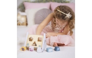 VIGA PolarB Wooden sorter with pyramid blocks Puzzle