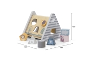 VIGA PolarB Wooden sorter with pyramid blocks Puzzle