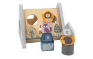 VIGA PolarB Wooden sorter with pyramid blocks Puzzle