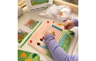 TOOKY TOY Puzzle with Pins and Climbing Pegs