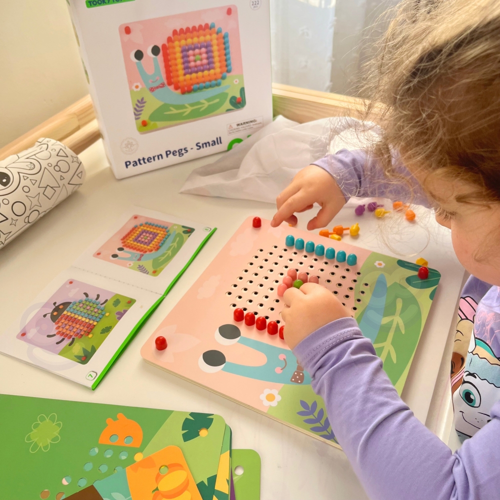 Dėlionė su kaišteliais TOOKY TOY-Žaislai, Dėlionės, Dėlionės patiems mažiausiems-e-vaikas