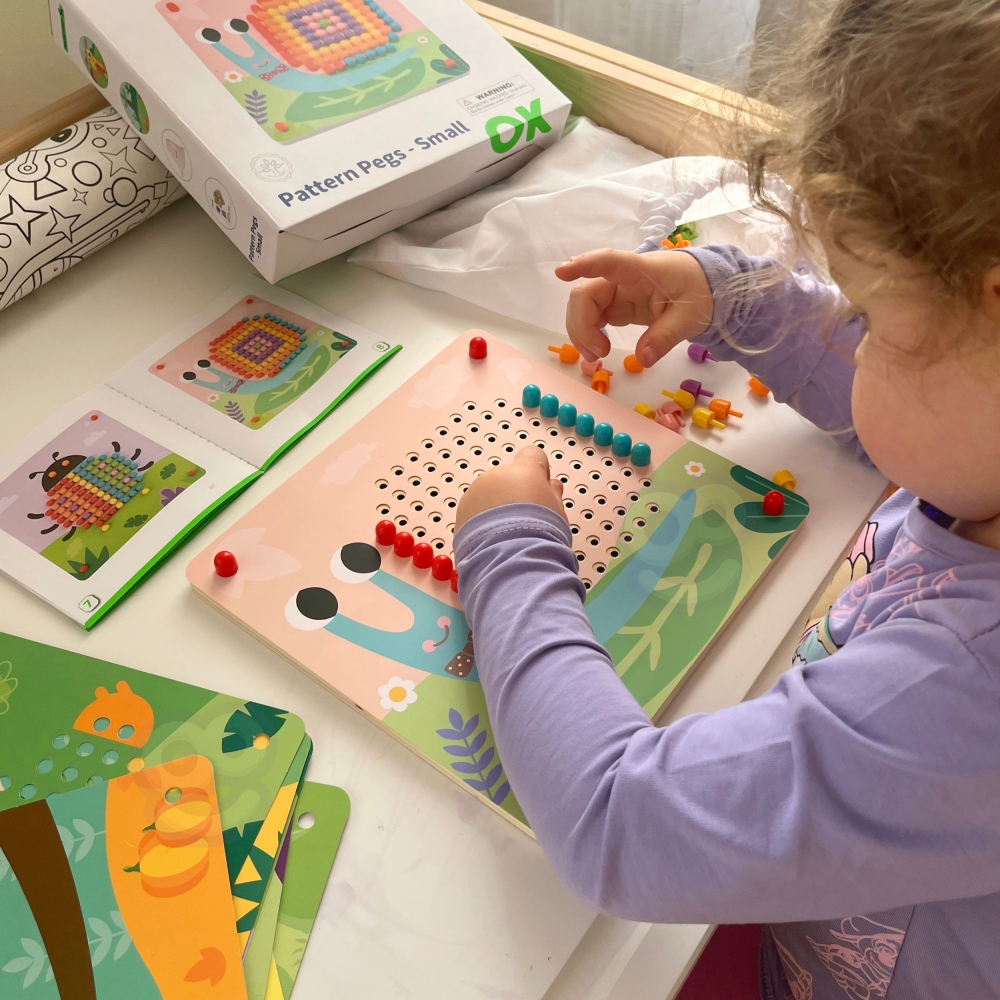 Dėlionė su kaišteliais TOOKY TOY-Žaislai, Dėlionės, Dėlionės patiems mažiausiems-e-vaikas