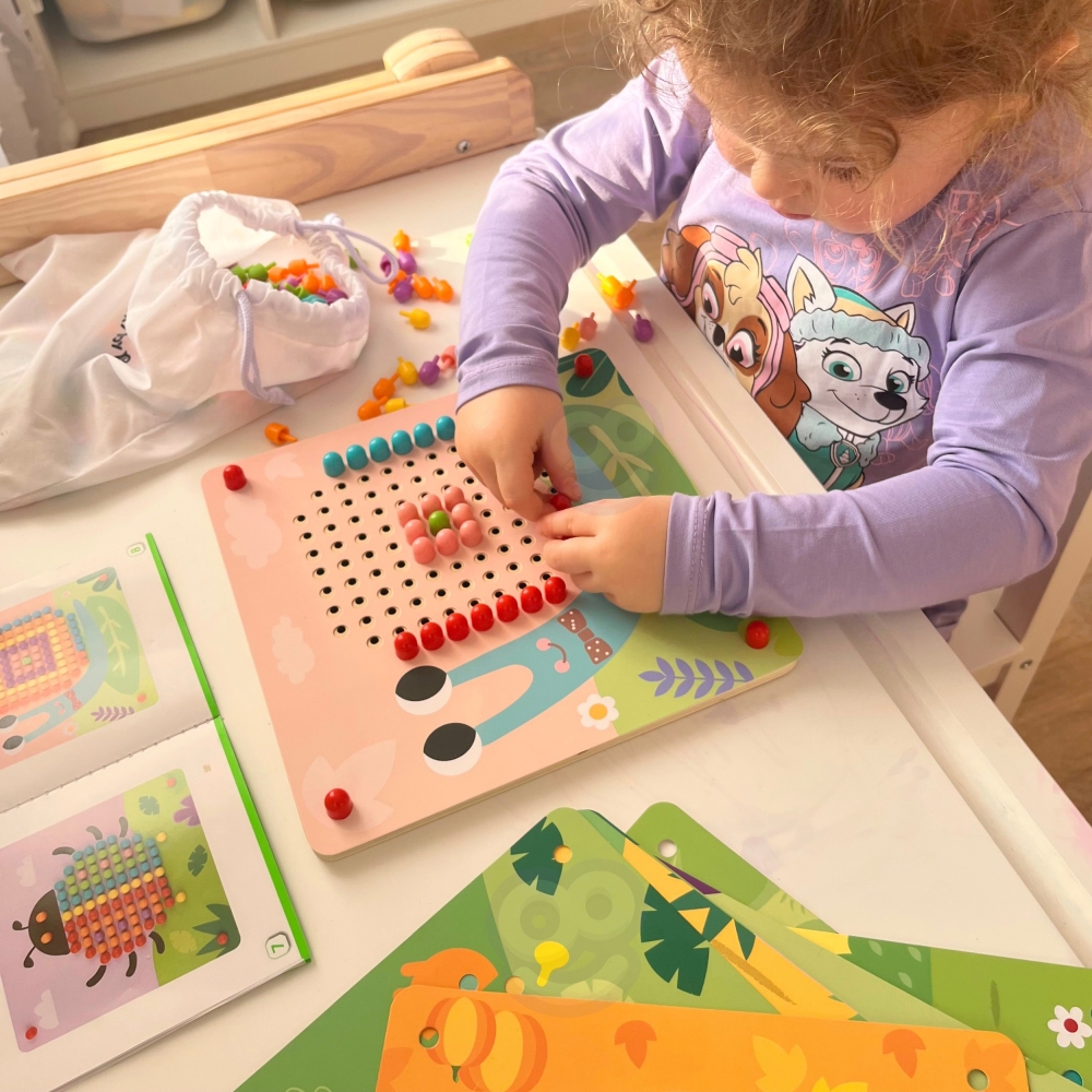 Dėlionė su kaišteliais TOOKY TOY-Žaislai, Dėlionės, Dėlionės patiems mažiausiems-e-vaikas