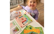TOOKY TOY Puzzle with Pins and Climbing Pegs
