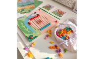Dėlionė su kaišteliais TOOKY TOY-Žaislai, Dėlionės, Dėlionės patiems mažiausiems-e-vaikas
