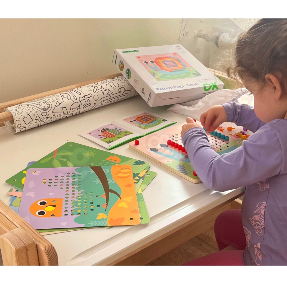 Dėlionė su kaišteliais TOOKY TOY-Žaislai, Dėlionės, Dėlionės patiems mažiausiems-e-vaikas