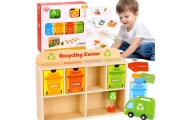 TOOKY TOY Wooden Recycling Center Educational Sorter