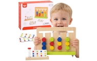 TOOKY TOY Gra Logiczna Układanka na Czas Kolory 30 Wzorów 18 el.
