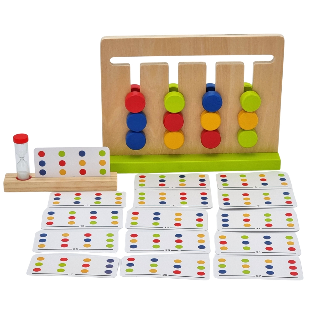 Galvosūkių žaidimas TOOKY TOY Time 30 modelių 18 el.