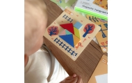 Dėlionė Tangram TOOKY TOY Mokymosi formos 18el.-Žaislai, Lavinamieji žaislai, Dėlionės, Dėlionės patiems mažiausiems, Mokomieji 