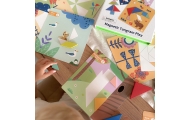Dėlionė Tangram TOOKY TOY Mokymosi formos 18el.-Žaislai, Lavinamieji žaislai, Dėlionės, Dėlionės patiems mažiausiems, Mokomieji 