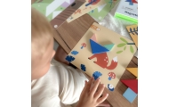 TOOKY TOY Puzzle Tangram Układanka dla Dzieci Nauka Kształtów Figury Kształty 18el.