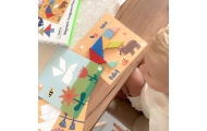 Dėlionė Tangram TOOKY TOY Mokymosi formos 18el.-Žaislai, Lavinamieji žaislai, Dėlionės, Dėlionės patiems mažiausiems, Mokomieji 