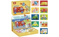 TOOKY TOY Układanka Edukacyjna Montessori Magnetyczne Pudełko dla Dzieci 80 el.