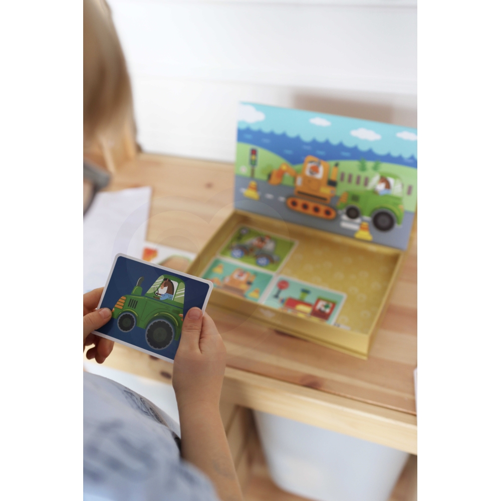 Magnetinė dėlionė TOOKY TOY Montessori 80 el.-Žaislai, Dėlionės, Magnetinės dėlionės-e-vaikas
